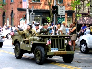1-vets in a jeep at  parade