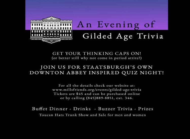 An Evening Of Gilded Age Trivia Rhinebeck Community Forum
